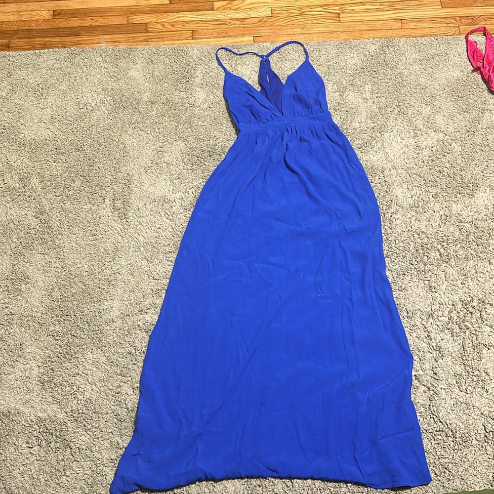 Lovers + Friends blue maxi dress size xs
